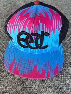 EDC INSOMNIAC Electric Daisy Carnival Graphic Mesh Trucker Snapback Cap Hat